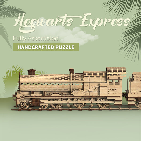 Hogwarts Express 3D Wooden Puzzle – Premium Train Model Toy
