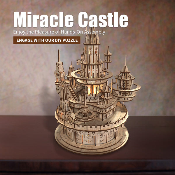 Miracle Castle DIY Educational Puzzle Toy with LED Light