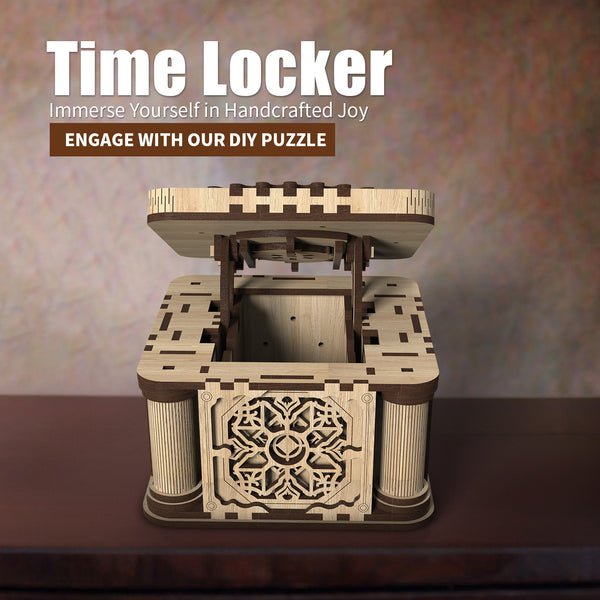 Time Locker DIY Puzzle Box - Engaging Interactive Gift for All Ages